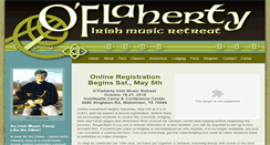 Desktop Screenshot of oflahertyretreat.org