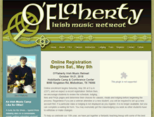 Tablet Screenshot of oflahertyretreat.org